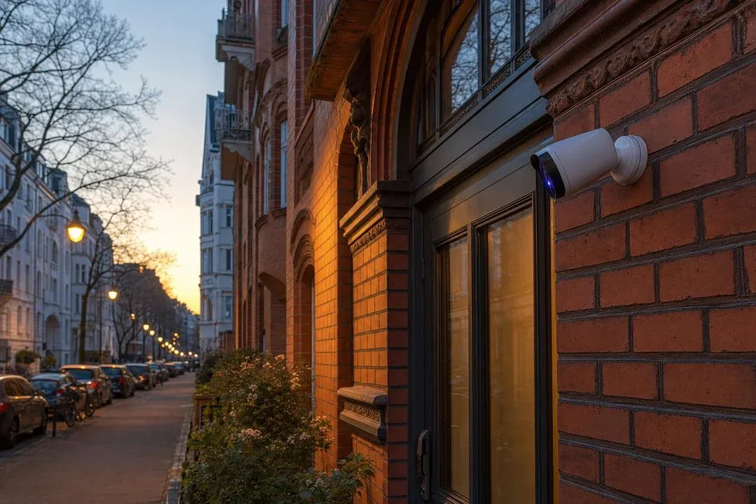 Hamburger Altbau mit TimelessBikes Sicherheitskamera
